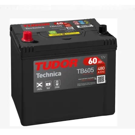 batteria tudor 60ah 600a|Battery Tudor Technica TB605 60Ah .